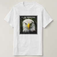 Funny I Am Smiling Grumpy Eagle Photo