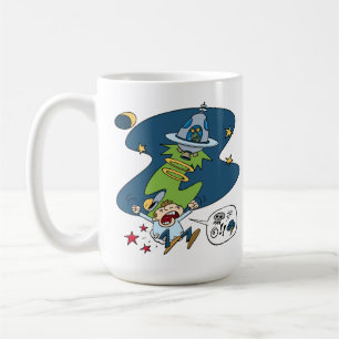 Funny I Believe UFO Probing Session Cartoon Coffee Mug