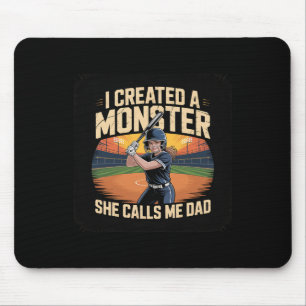 Funny I Created A Monster She Calls Me Dad Softll Mouse Mat