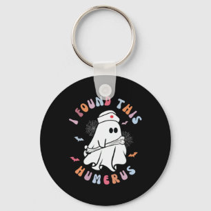 Funny I Found This Humerus Boo Ghost Halloween Cos Key Ring
