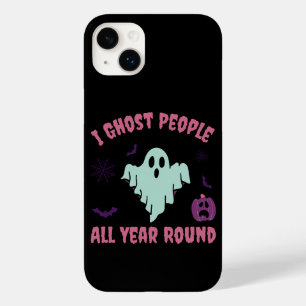 Funny I Ghost People All Year Round Halloween Case-Mate iPhone 14 Plus Case