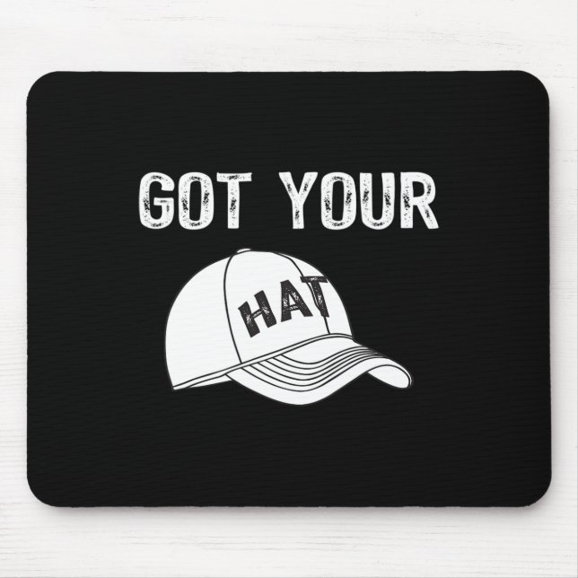 Funny I Got Your Hat Boxing Design  Mouse Mat (Front)