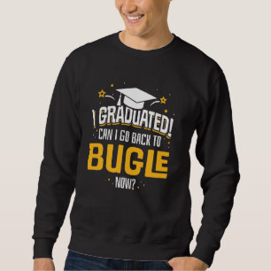 Funny I Graduated Now Can I Go Back To BUDOKON Gif Sweatshirt