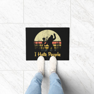funny i hate people  doormat