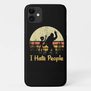 funny i hate people womens tshirts iPhone 11 case