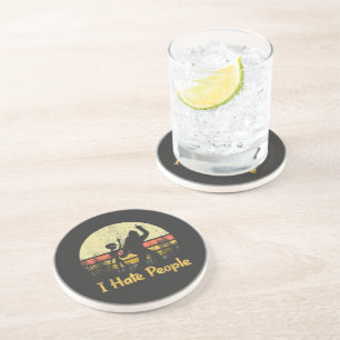 funny i hate people womens tshirts coaster