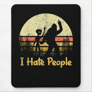 funny i hate people womens tshirts mouse mat