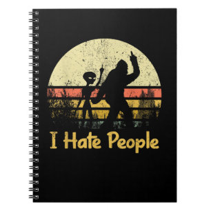 funny i hate people womens tshirts notebook