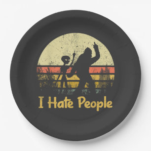 funny i hate people womens tshirts paper plate