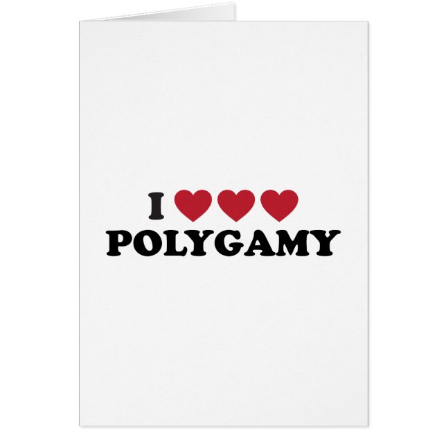 Funny I Heart Polygamy (Front)