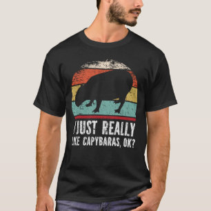 Funny I Just Really Like Capybaras OK? T-Shirt