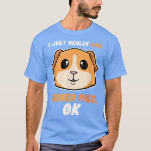 Funny I Just Really Like Guinea Pigs Women Kids T- T-Shirt