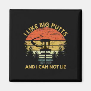 Funny I Like Big Putts Disc Golf Course Apparel Gi Magnet
