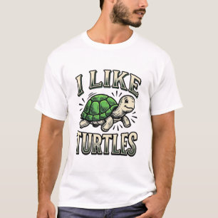 Funny I Like Turtles Vintage Turtle Shirt Design_1