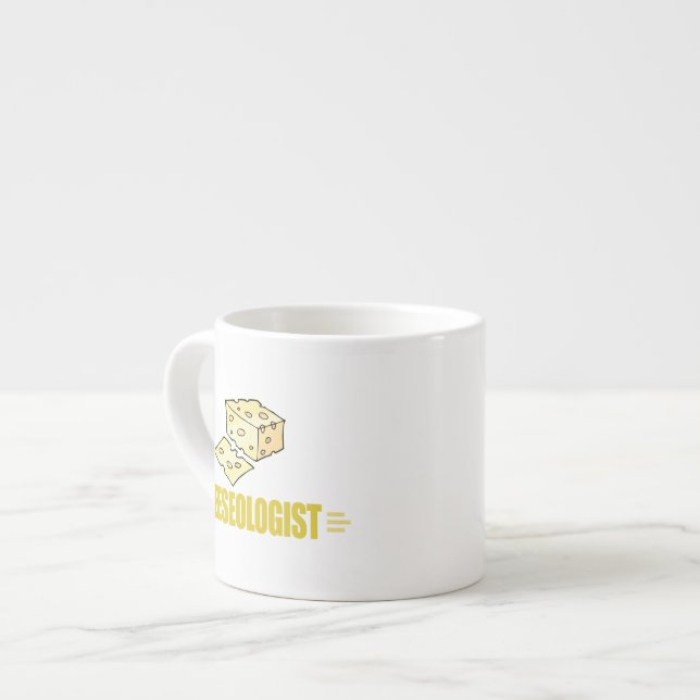 Funny I Love Cheese Espresso Cup (Front Left)
