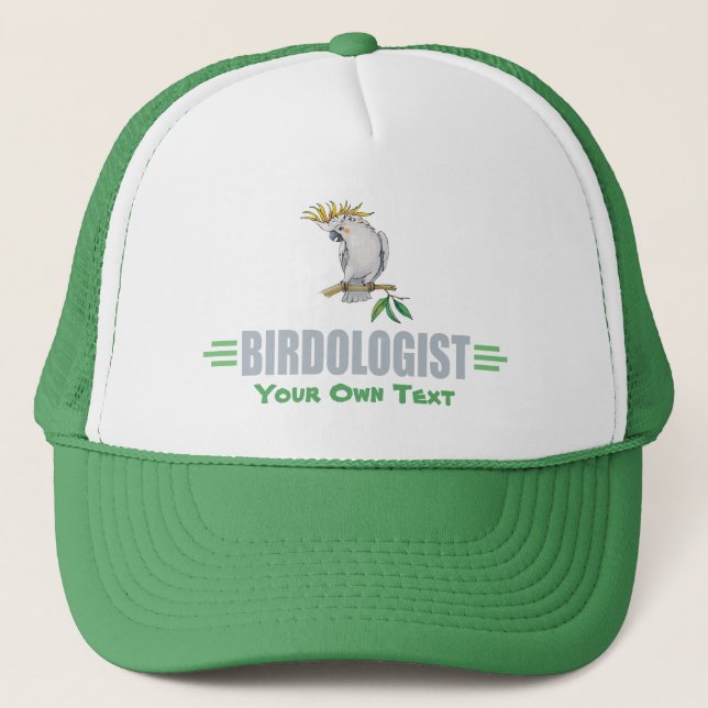 Funny I Love Cockatiels Trucker Hat (Front)