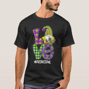 Funny I Love Mardi Gras Assistant Principal Gnome T-Shirt