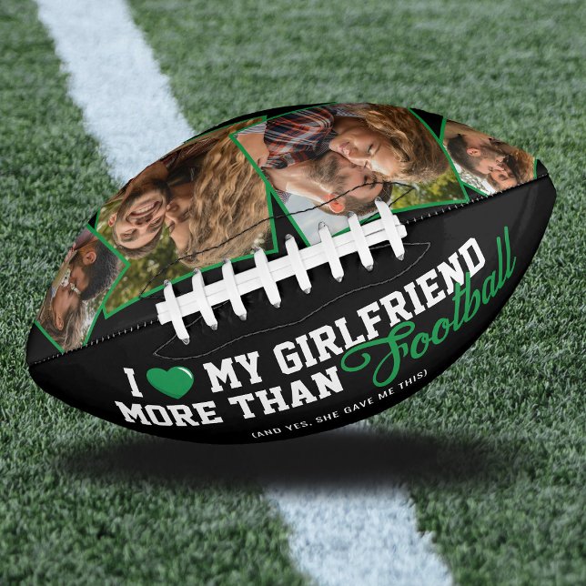 Funny I Love My Girlfriend 4 Photo American Football (Creator Uploaded)