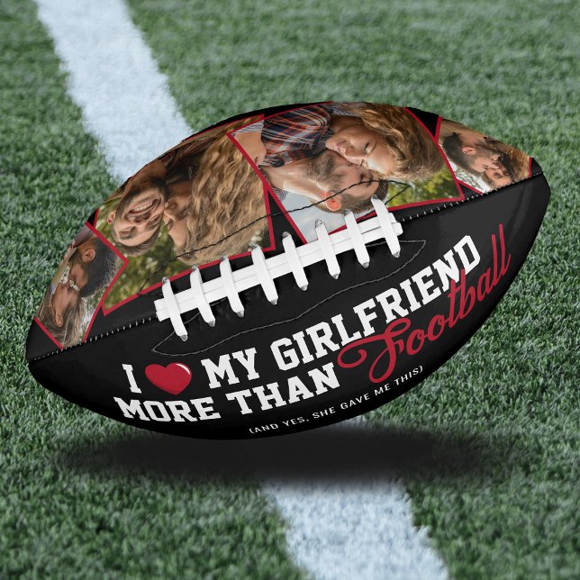 Funny I Love My Girlfriend 4 Photo American Football (Creator Uploaded)