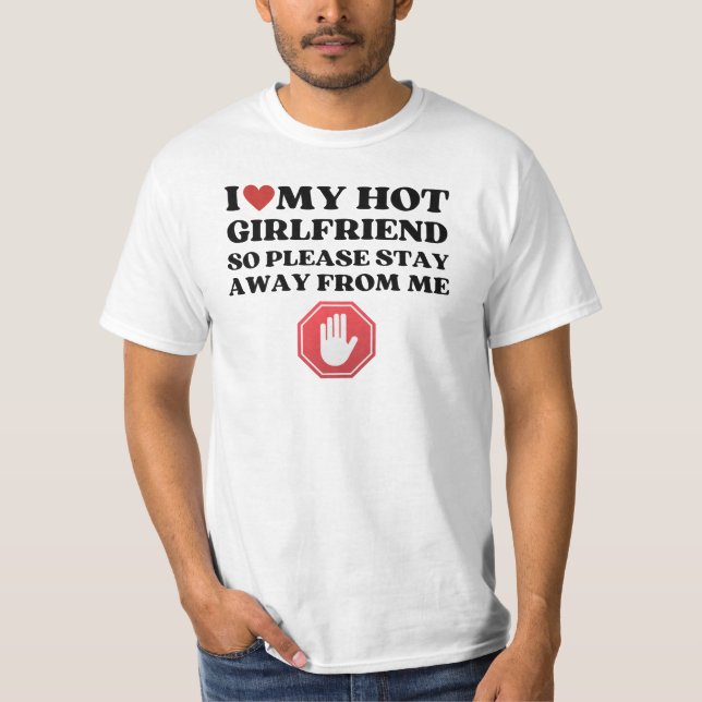 Funny I love My Girlfriend  T-Shirt (Front)