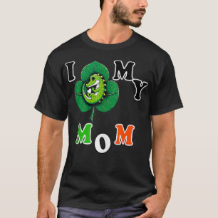 Funny I Love My Mummy For STPatrick Day with Shamr T-Shirt