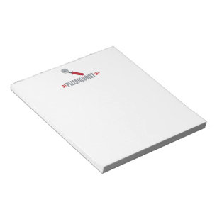 Funny I Love Pizza Notepad