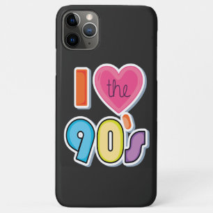 Funny I Love The 90's, 1990's Theme Party  iPhone 11 Pro Max Case