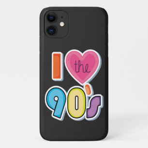 Funny I Love The 90's, 1990's Theme Party iPhone 11 Case