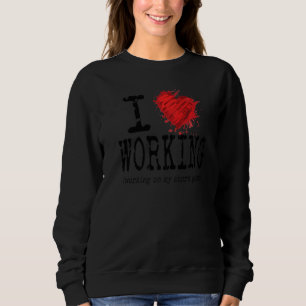 Funny I Love Working On My Short Game Funny Saying Sweatshirt