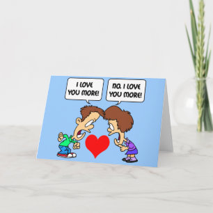 funny I love you Card