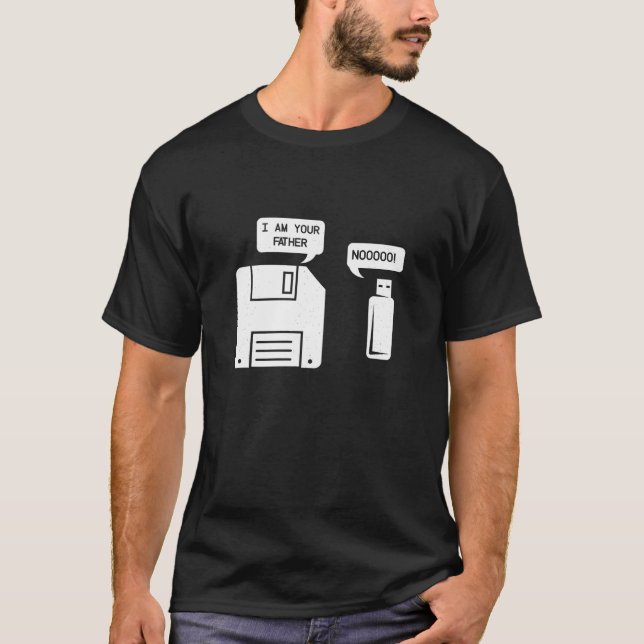 Funny I m Your Father USB Flash Drive Floppy Disc  T-Shirt (Front)