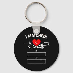 Funny I Matched Match Day 2026 Resident Doctor Key Ring
