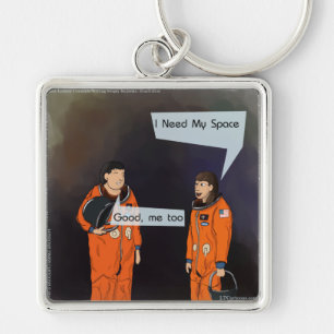 Funny I Need My Space Key Ring