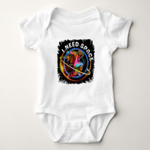 FUNNY I NEED SPACE ASTRONAUT GALAXY BABY BODYSUIT