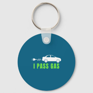 Funny I P Gas Electric Car I Love Evs Electri  Key Ring