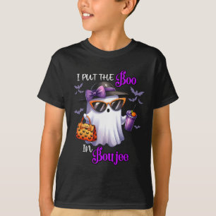 Funny I Put The Boo In Boujee Ghost Pumpkin Spice T-Shirt