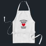 Funny i remembered our wedding anniversary day  standard apron<br><div class="desc">Funny i remembered our wedding anniversary day Adult Apron for husband and wife couple. Add your own humourous text to surprise your partner and never forget that important date again. Bold text with romantic red heart love icon. Fun reminder for him or her. Personalised kitchen and cooking aprons for men...</div>