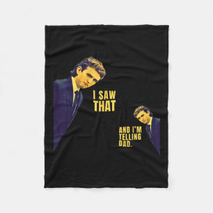 Funny I Saw That Jesus Meme Rron And I'm Telling D Fleece Blanket
