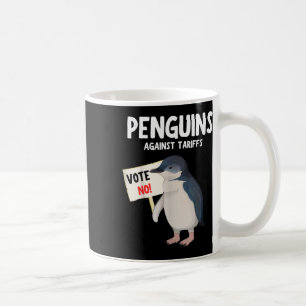Funny I Stand With The Penguins, Penguins Against Coffee Mug