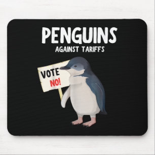 Funny I Stand With The Penguins, Penguins Against  Mouse Mat