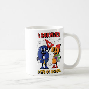 Funny I Survived 67 Days School Meme Kids Teacher Coffee Mug