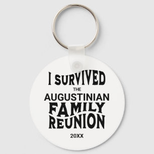 Funny I Survived Family Reunion Key Ring