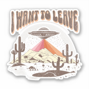 Funny "I want to leave" spaceship design