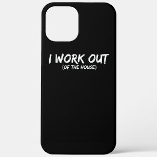 Funny I Workout Shirt For Gym Rats - Quarantine iPhone 12 Pro Max Case