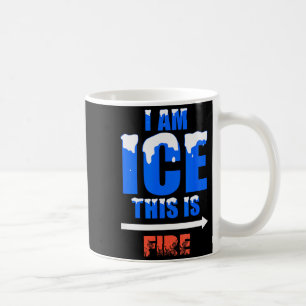 Funny Ice And Fire Costume Halloween Family Matchi Coffee Mug