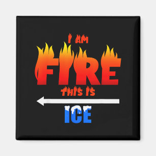 Funny Ice And Fire Costume Halloween Family Matchi Magnet