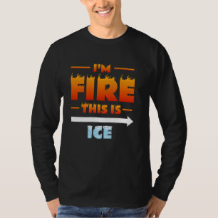 Funny Ice and Fire Costume Halloween Family Matchi T-Shirt