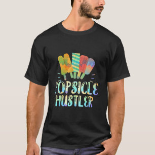 Funny Ice Cream Retro 80s Summer Popsicle Hustler T-Shirt