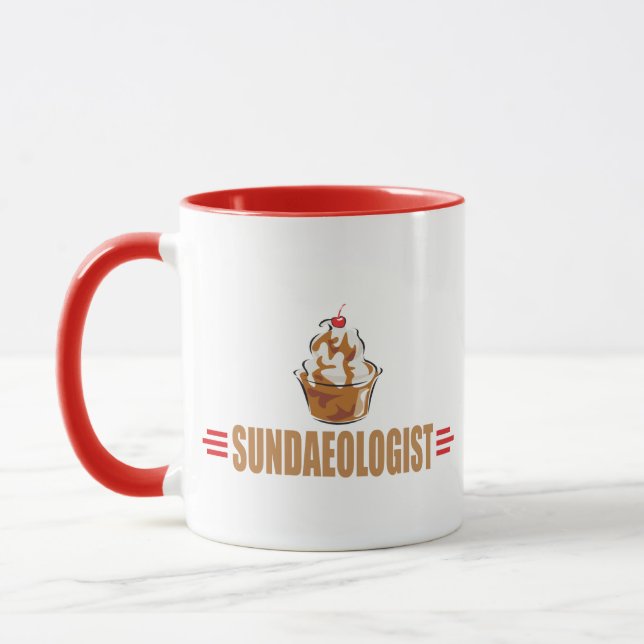 Funny Ice Cream Sundae Mug (Left)