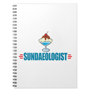 Funny Ice Cream Sundae Notebook